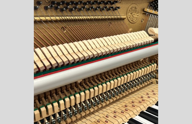 Zender Satin Teak Upright Piano, Used - All Inclusive Premium Package (SN:158260) - Image 5